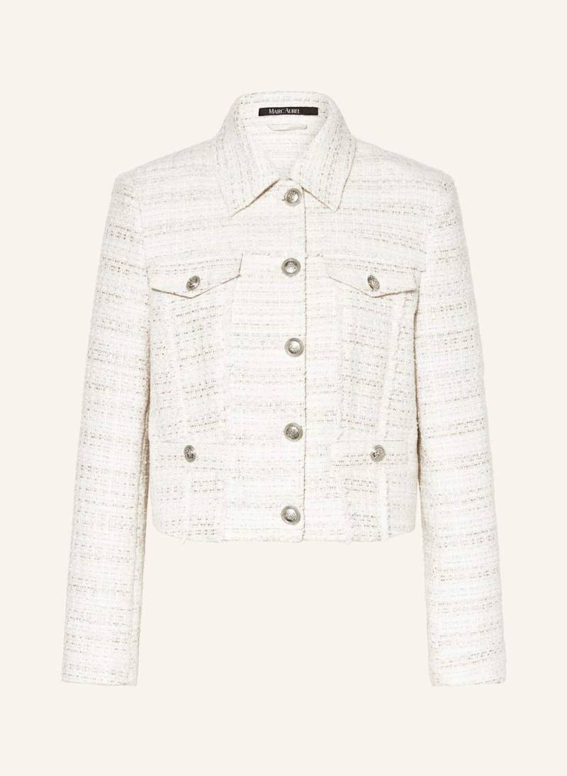 Marc Aurel Bouclé-Jacke Mit Glitzergarn beige von MARC AUREL