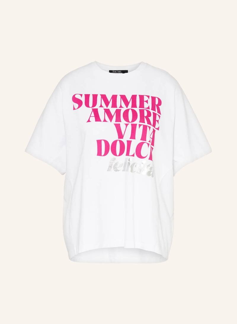 Marc Aurel Oversized-Shirt weiss von MARC AUREL