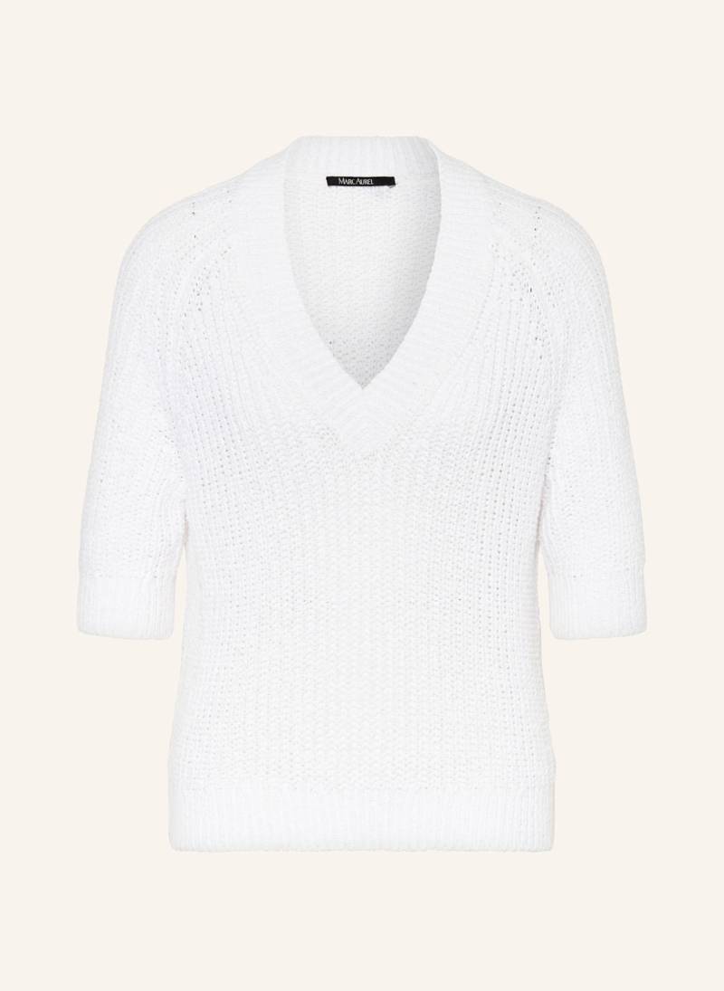 Marc Aurel Pullover Mit 3/4-Arm weiss von MARC AUREL