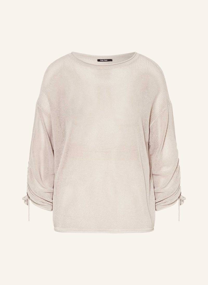 Marc Aurel Pullover Mit Glitzergarn beige von MARC AUREL