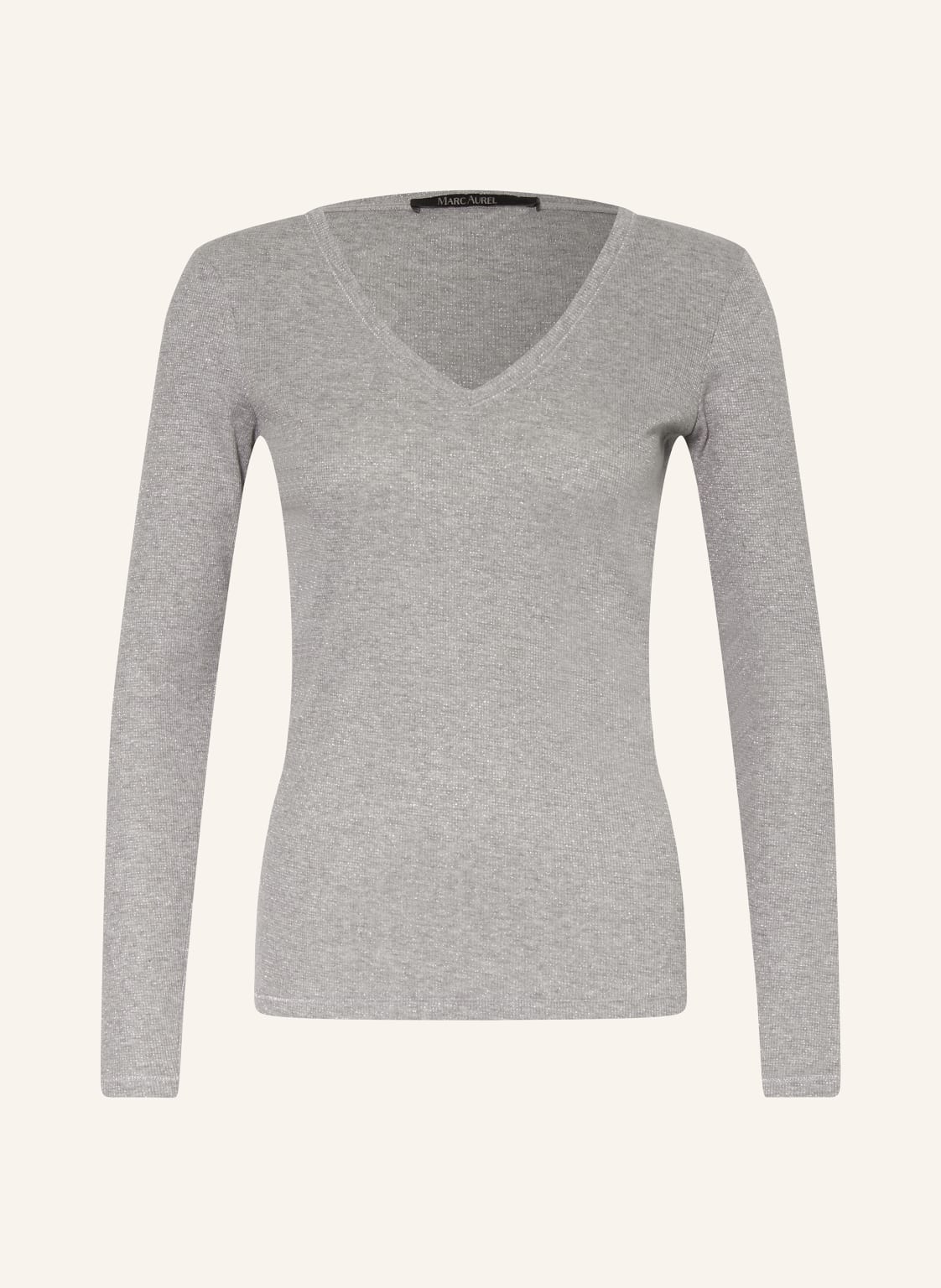 Marc Aurel Pullover Mit Glitzergarn grau von MARC AUREL