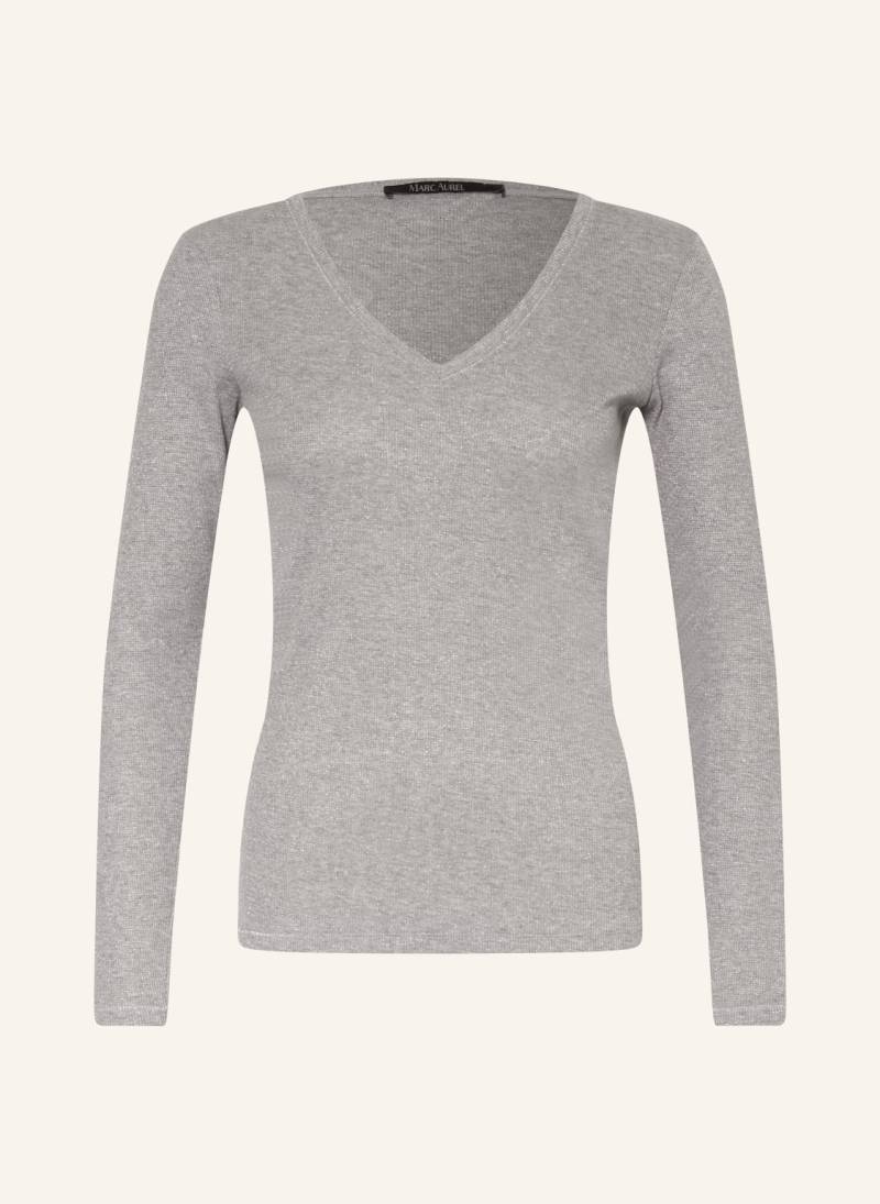 Marc Aurel Pullover Mit Glitzergarn grau von MARC AUREL