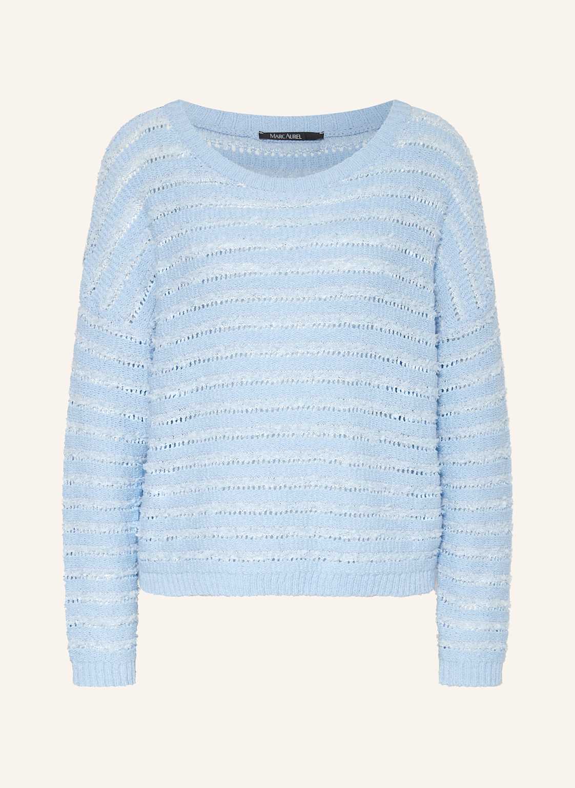 Marc Aurel Pullover Mit Pailletten blau von MARC AUREL