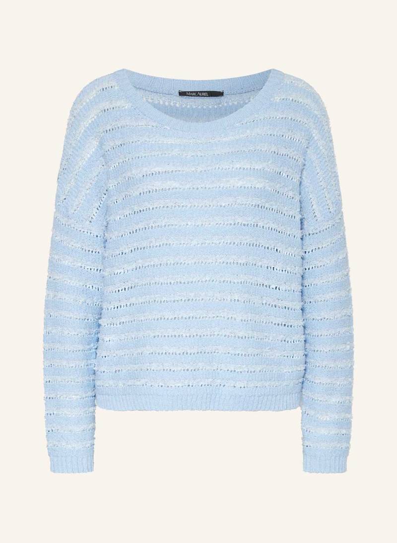 Marc Aurel Pullover Mit Pailletten blau von MARC AUREL