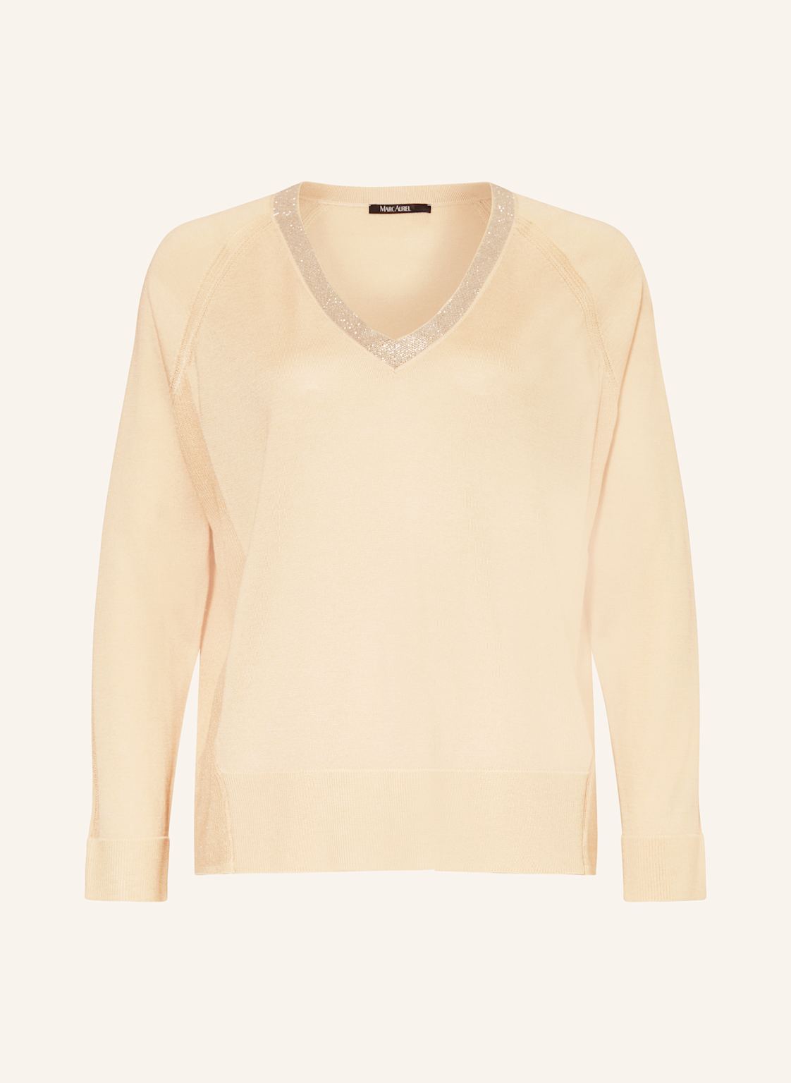 Marc Aurel Pullover Mit Schmucksteinen beige Marc Aurel Pullover Mit Schmucksteinen beige von MARC AUREL