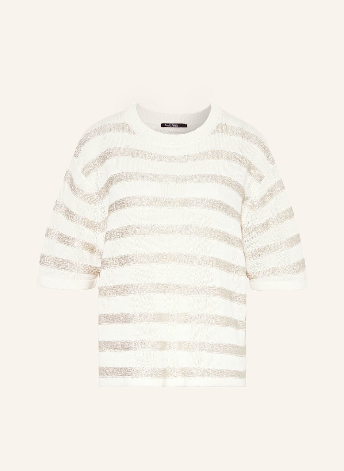Marc Aurel Strickshirt Mit Pailletten beige Marc Aurel Strickshirt Mit Pailletten beige von MARC AUREL