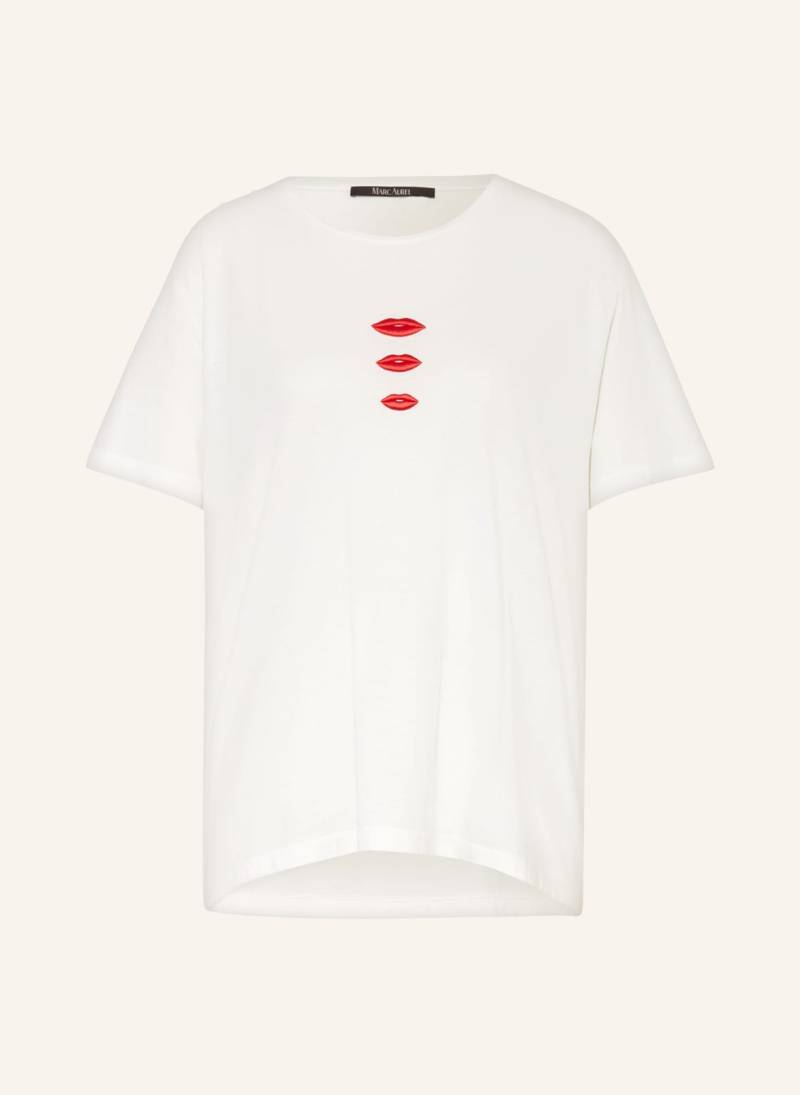 Marc Aurel T-Shirt Mit Stickereien weiss von MARC AUREL