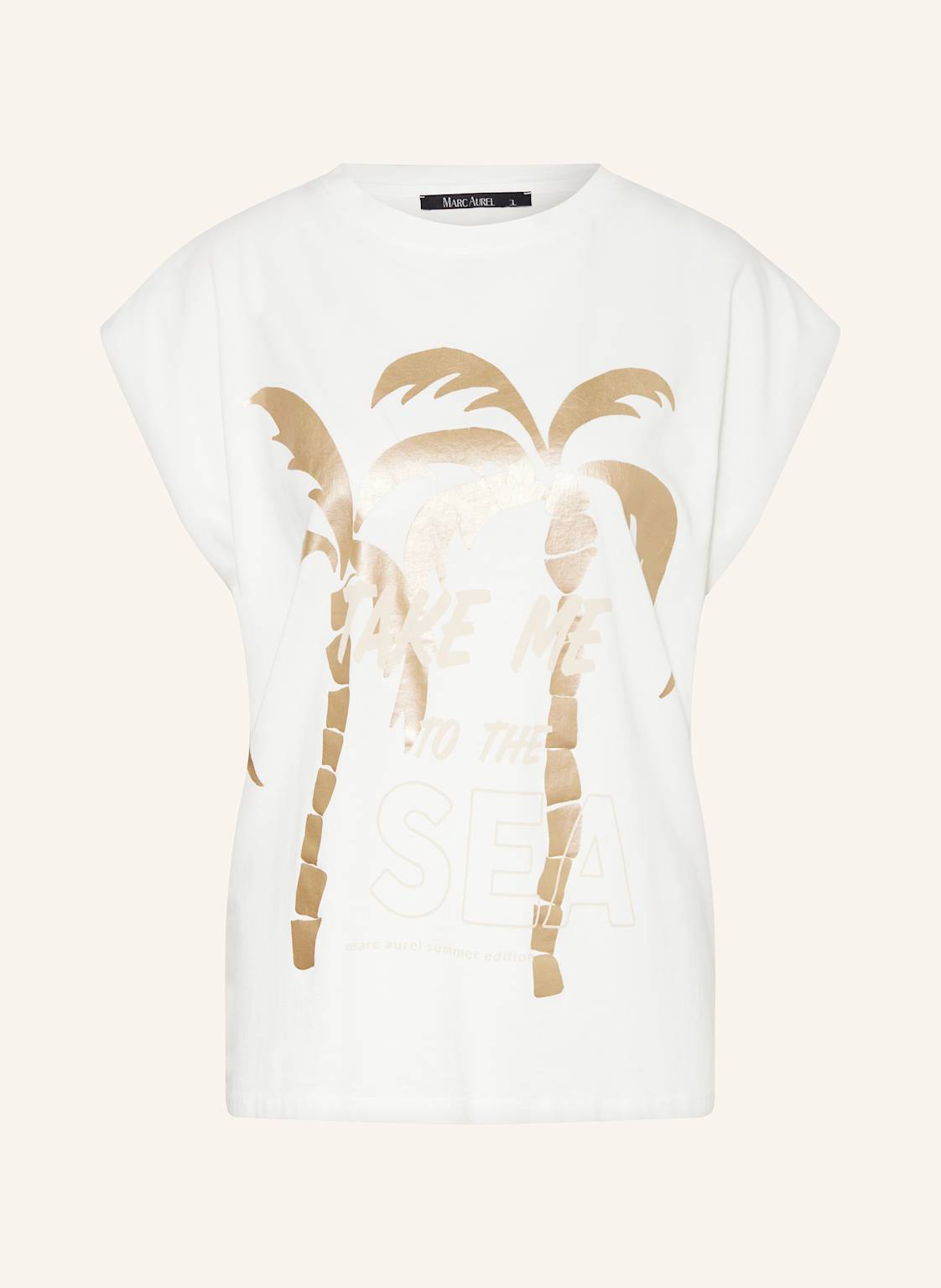 Marc Aurel T-Shirt beige von MARC AUREL