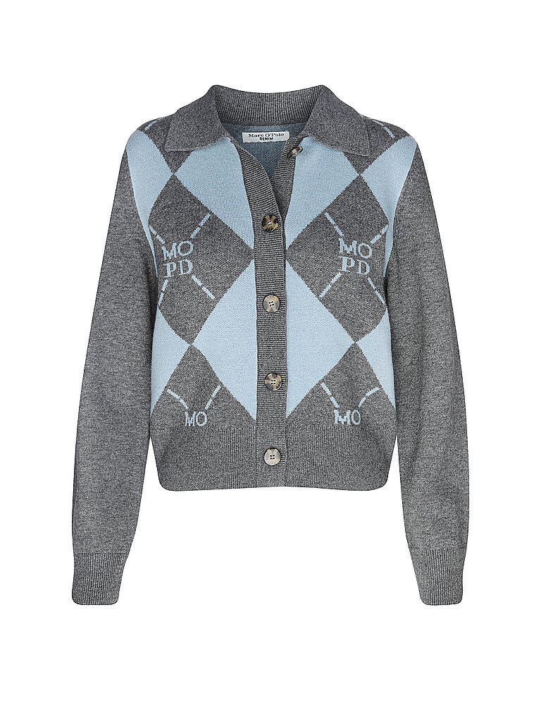 MARC O' POLO DENIM Strickjacke  blau | L von MARC O' POLO DENIM