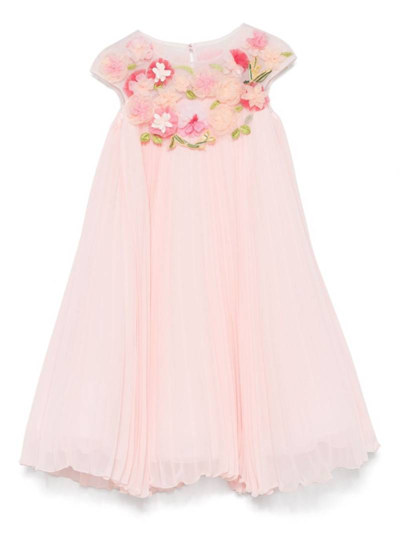 MARCHESA KIDS COUTURE floral-appliqué dress - Pink von MARCHESA KIDS COUTURE