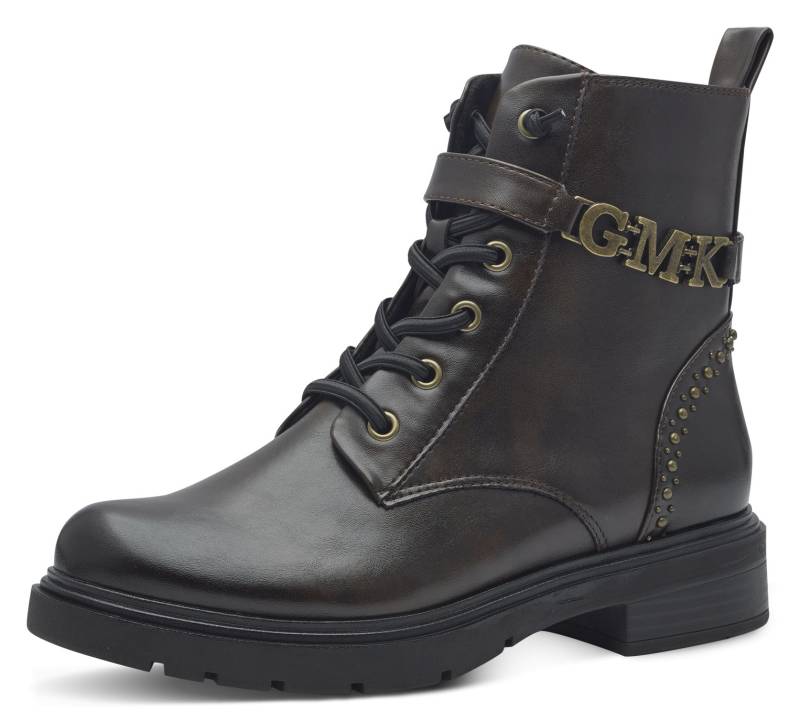 MARCO TOZZI by GMK Schnürboots »VERICO«, Blockabsatz, Schnürstiefelette, Chunky Boots mit Gummizug-Schnürung von MARCO TOZZI by GMK