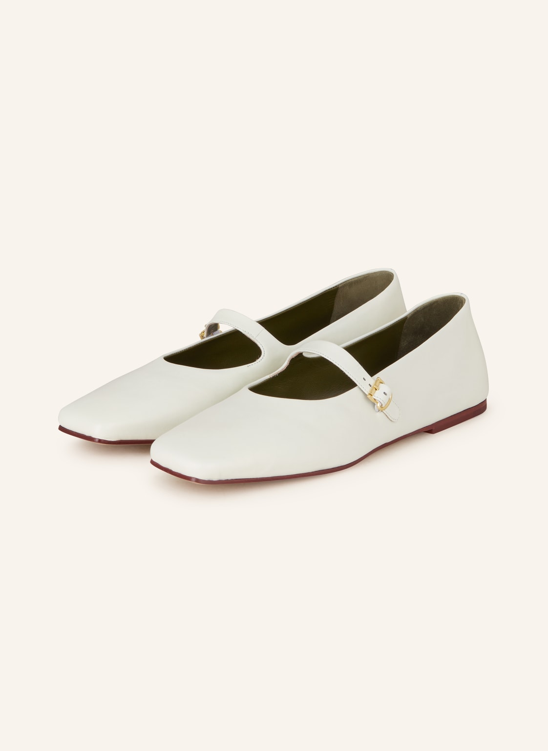 Maria Luca Mary-Jane-Ballerinas Isotta weiss Maria Luca Mary-Jane-Ballerinas Isotta weiss von MARIA LUCA