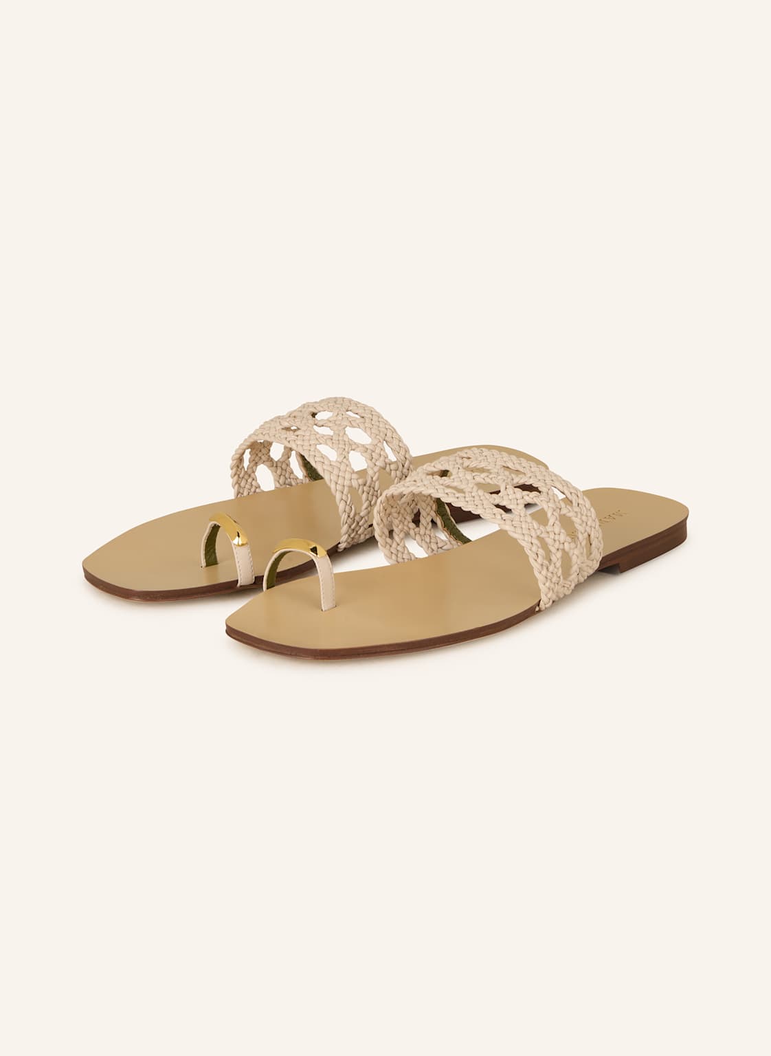 Maria Luca Pantoletten Mennia beige Maria Luca Pantoletten Mennia beige von MARIA LUCA