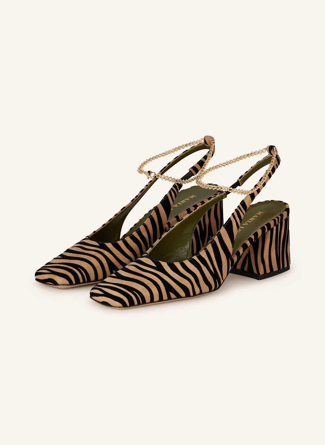 Maria Luca Slingpumps Ilara schwarz