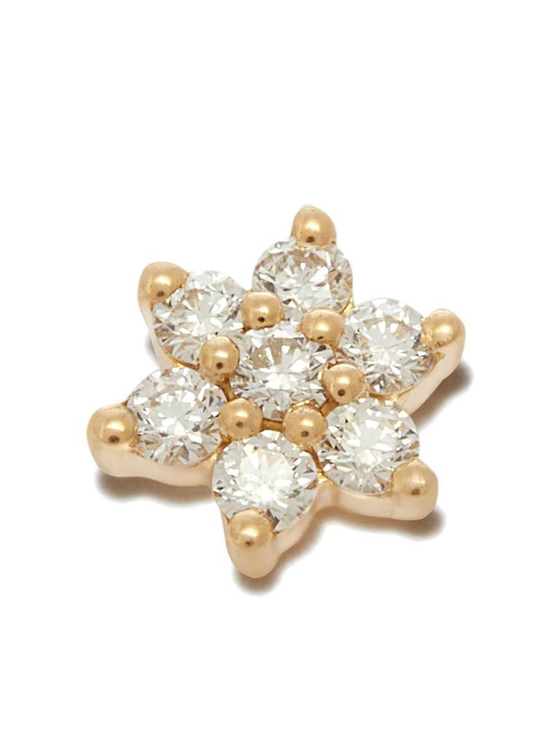 MARIA TASH 18kt yellow gold Flower diamond stud earring von MARIA TASH