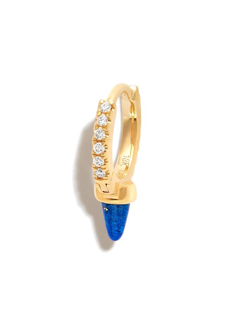 MARIA TASH 18kt yellow gold Spike lapis lazuli earring von MARIA TASH