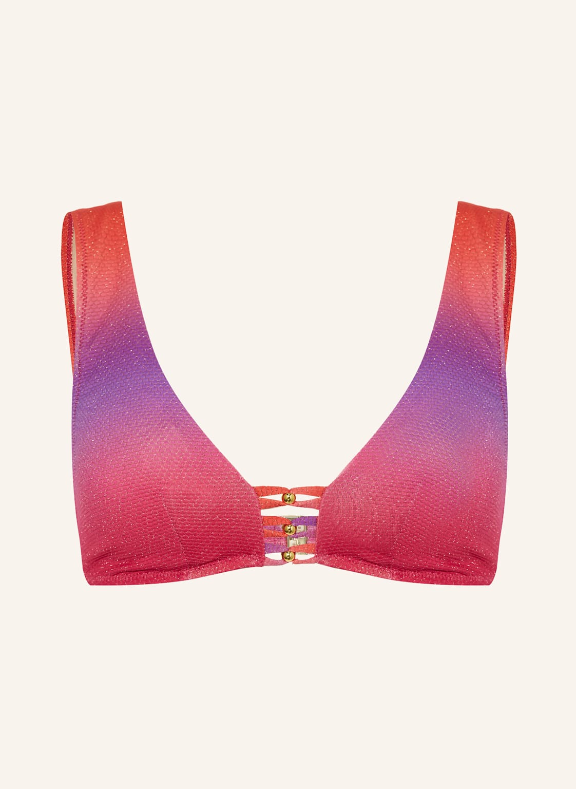 Marie Jo Bralette-Bikini-Top Nusa Dua Mit Glitzergarn pink Marie Jo Bralette-Bikini-Top Nusa Dua Mit Glitzergarn pink von MARIE JO