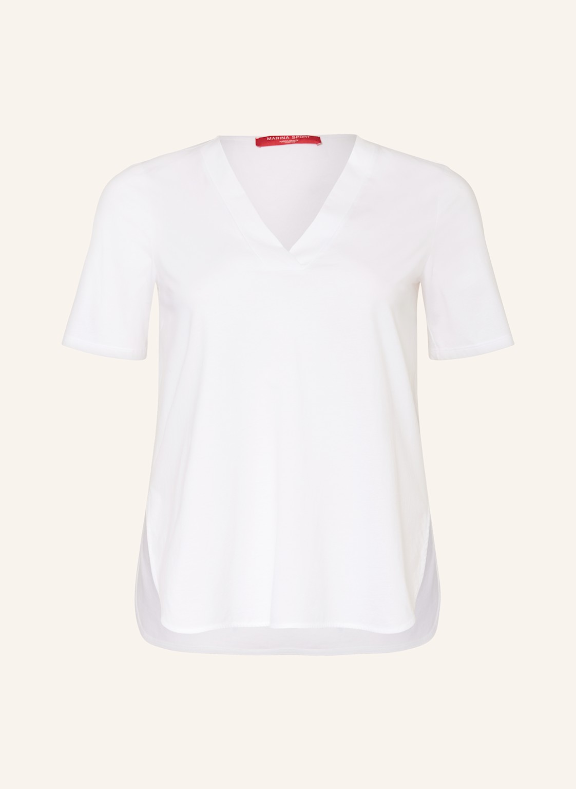 Marina Rinaldi Sport Blusenshirt Sesamo weiss von MARINA RINALDI SPORT