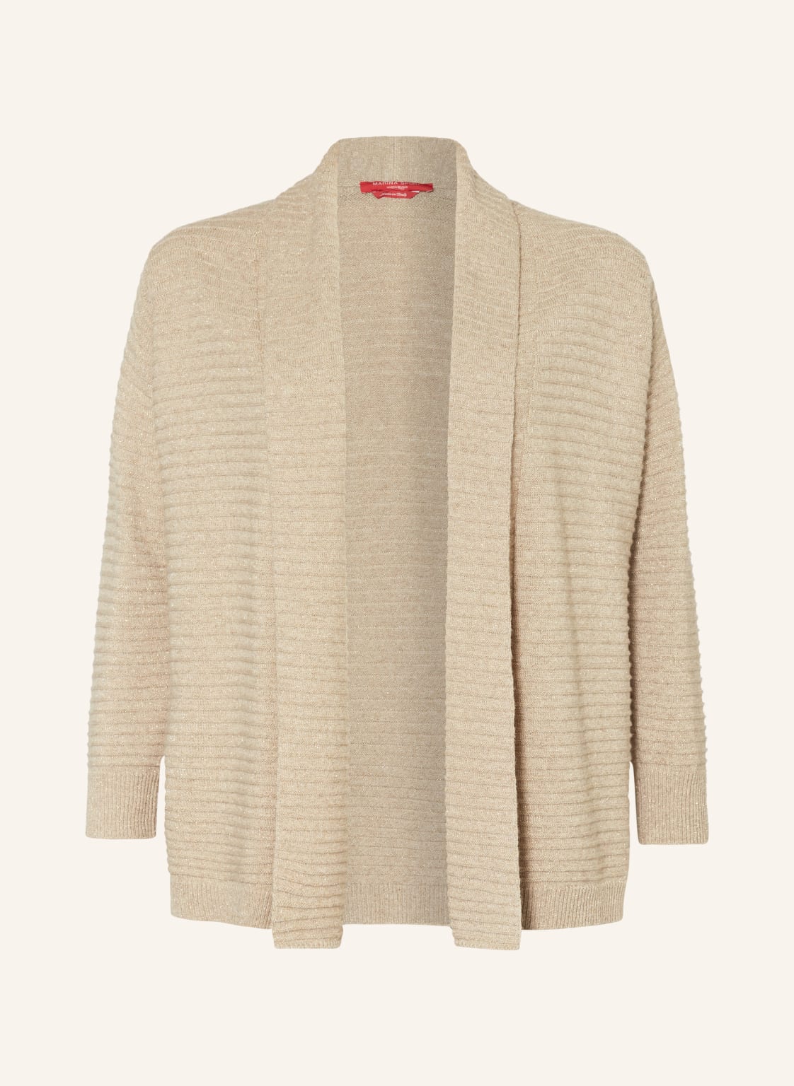 Marina Rinaldi Sport Strickhülle Casa Mit Glitzergarn beige von MARINA RINALDI SPORT