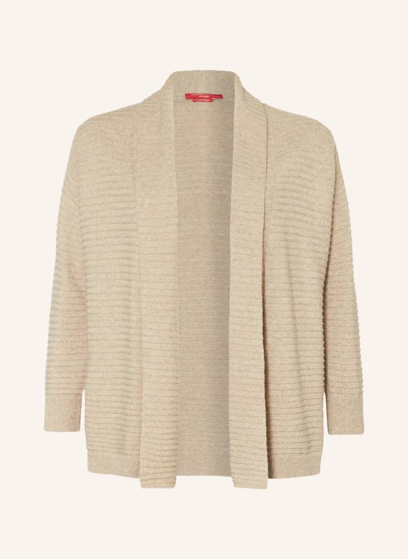 Marina Rinaldi Sport Strickhülle Casa Mit Glitzergarn beige von MARINA RINALDI SPORT