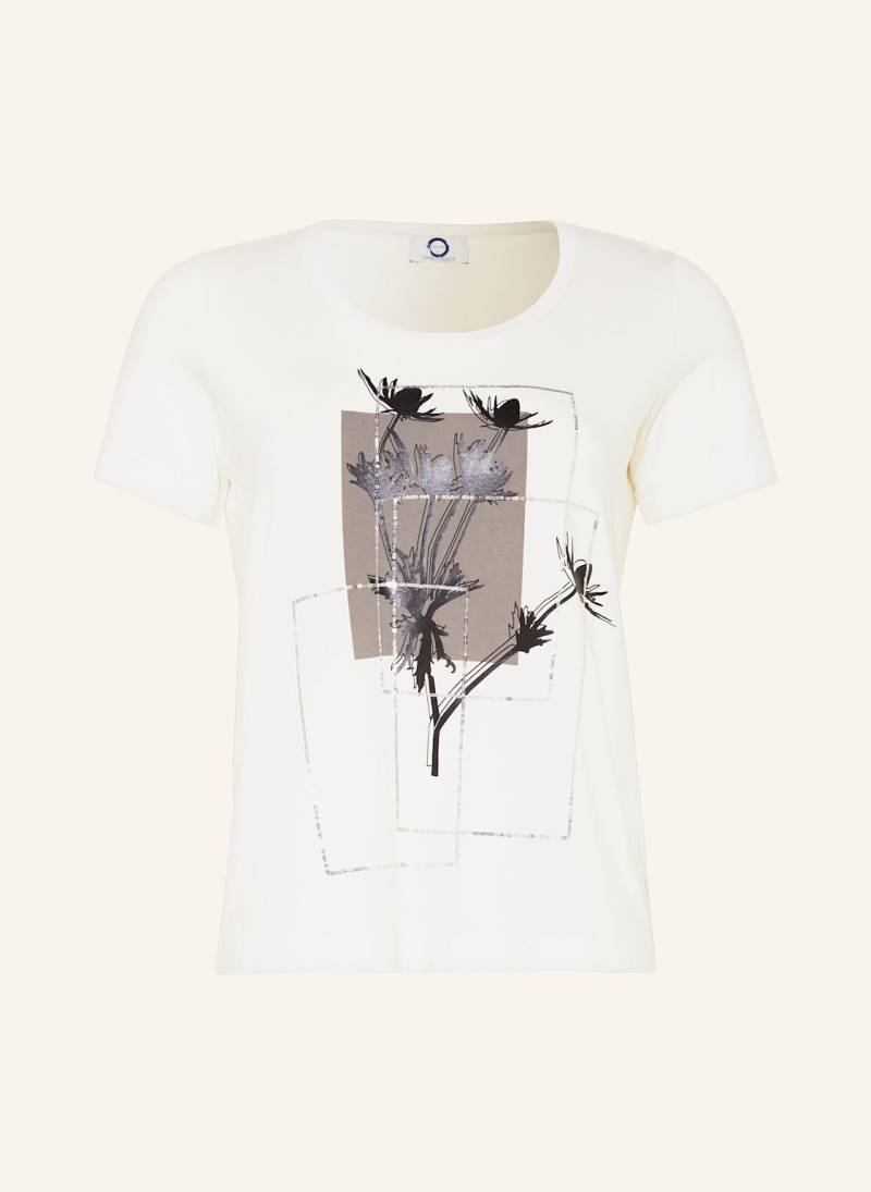 Marina Rinaldi Voyage T-Shirt Milord Mit Pailletten beige von MARINA RINALDI VOYAGE