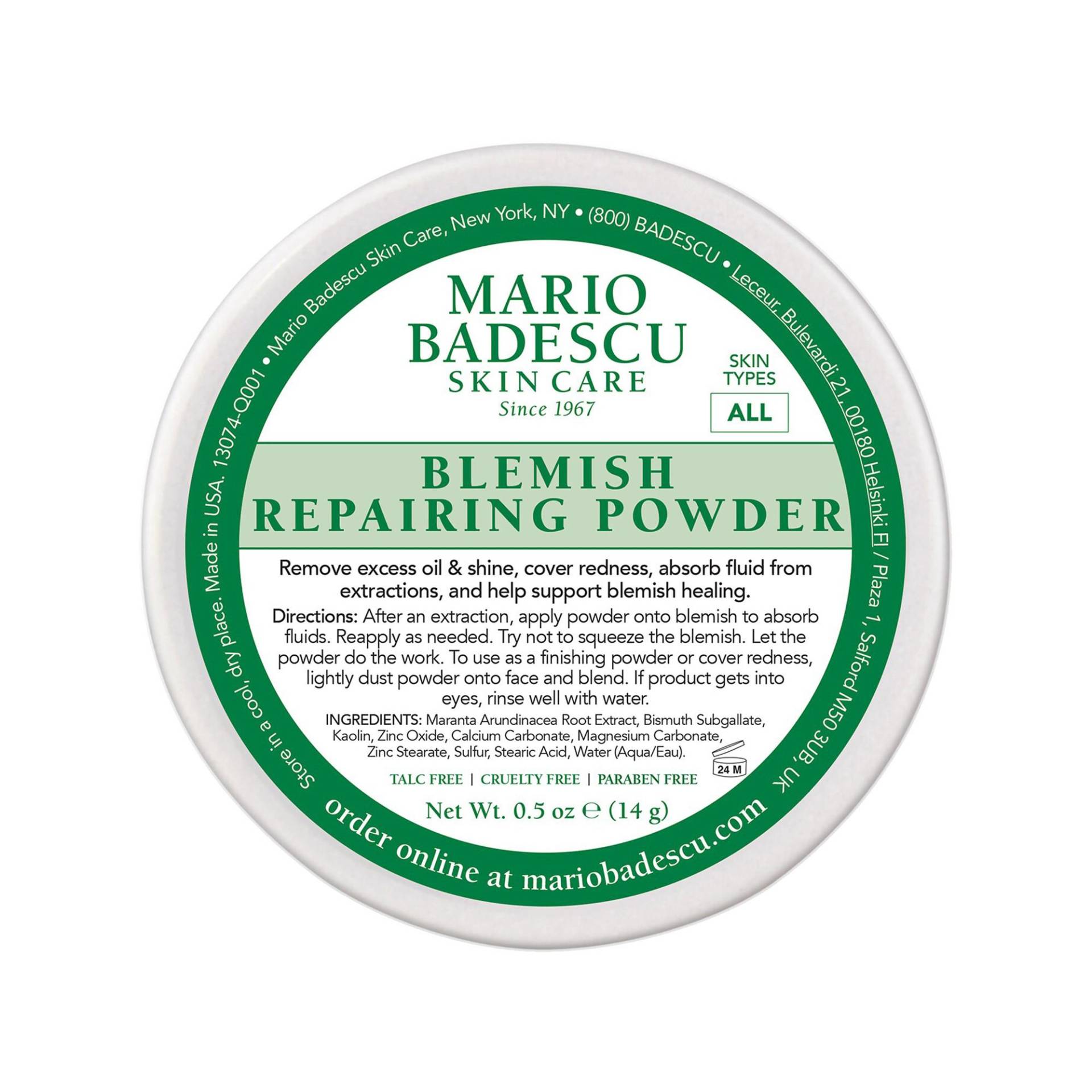 Blemish Repairing Powder - Reparierender Puder Für Pickel Damen  14g von MARIO BADESCU