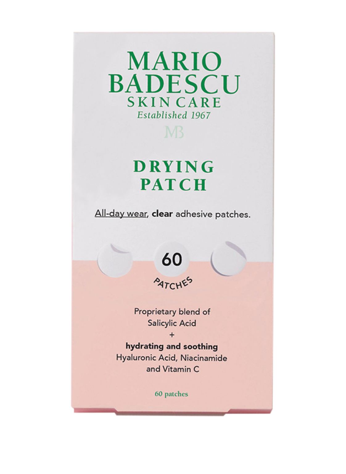 Mario Badescu Drying Patch Transparentes Anti-Akne Pflaster (60 Stück) von MARIO BADESCU