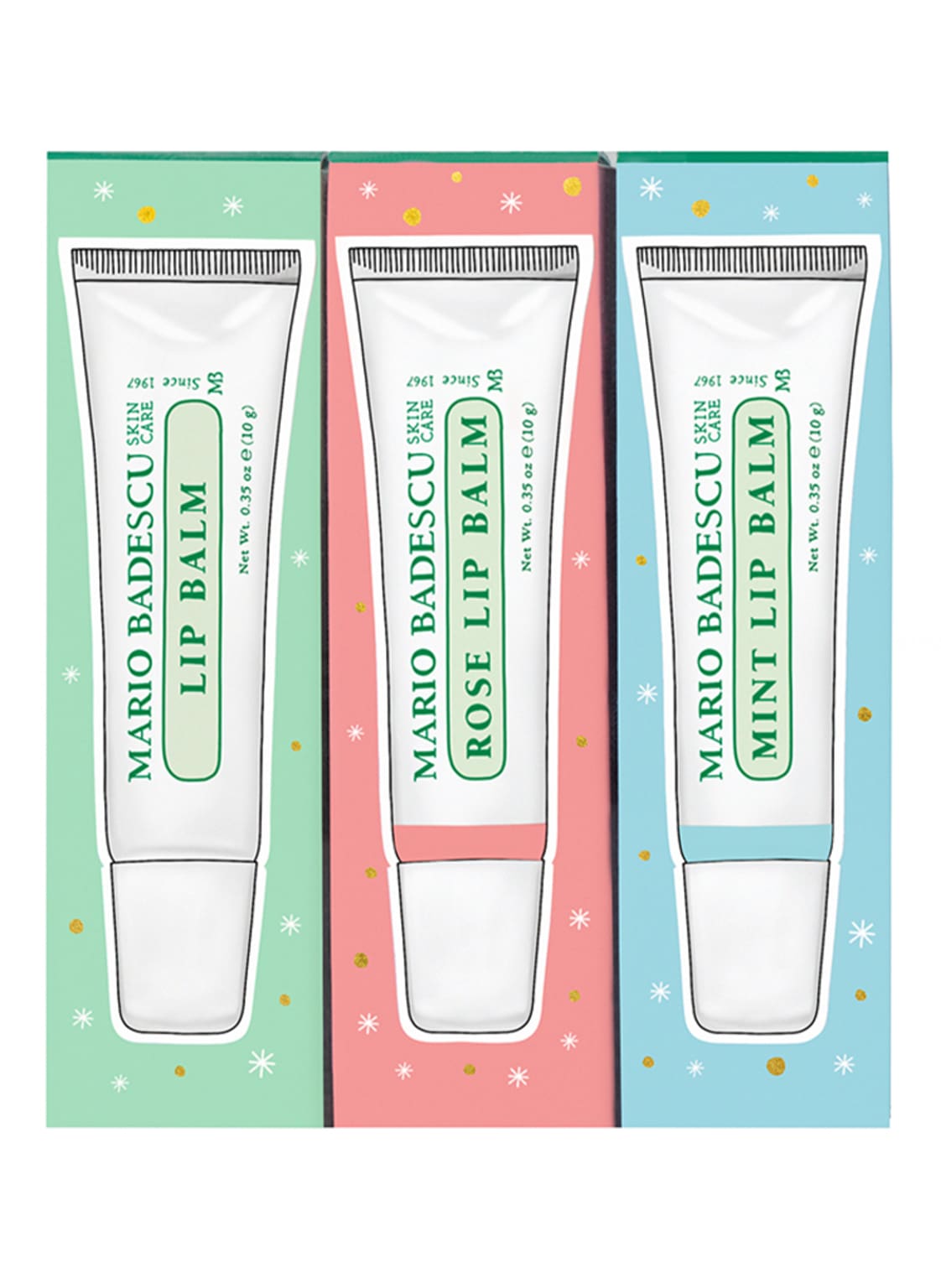 Mario Badescu Lip Balm Trio Pflege-Set 30 g von MARIO BADESCU