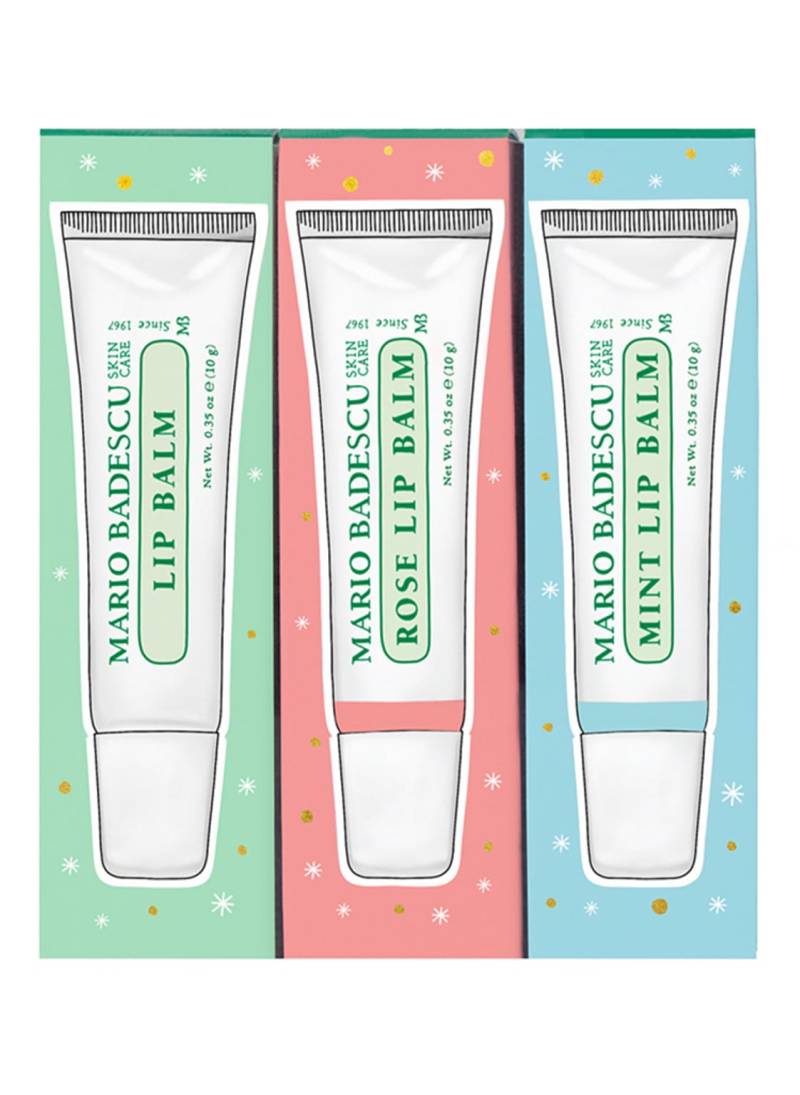 Mario Badescu Lip Balm Trio Pflege-Set 30 g von MARIO BADESCU