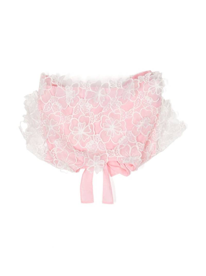 MARLO Eloise lace-detailing top - Pink von MARLO