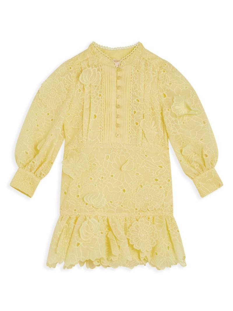 MARLO Harper broderie-anglaise dress - Yellow von MARLO