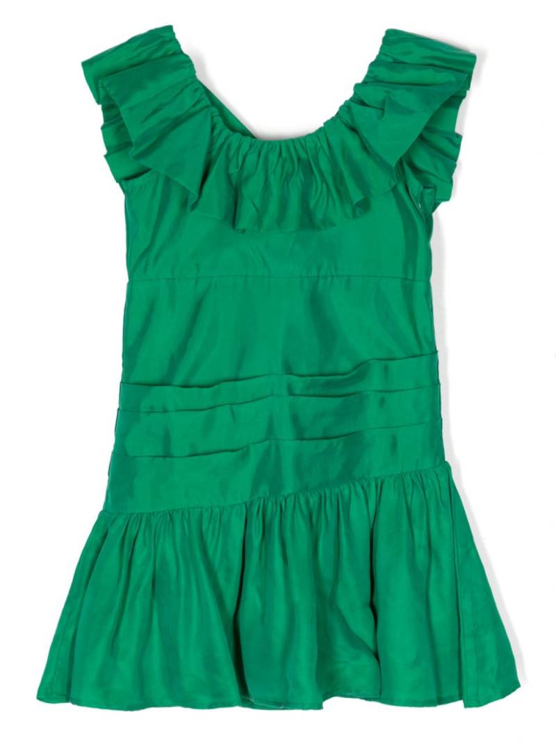 MARLO Nutcracker ruffled minidress - Green von MARLO