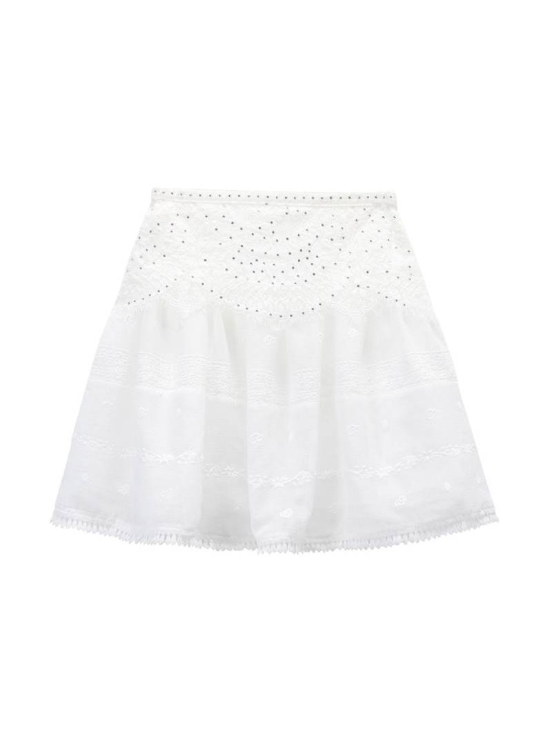 MARLO Rose mini skirt - White von MARLO