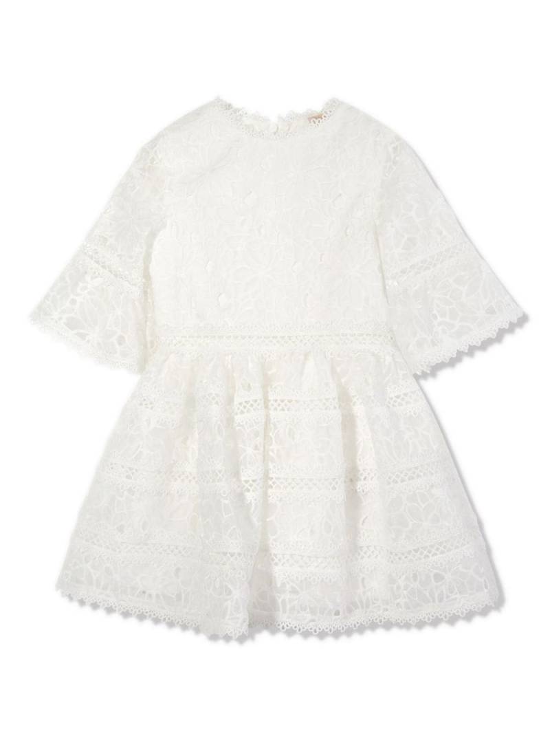 MARLO broderie-anglaise dress - White von MARLO