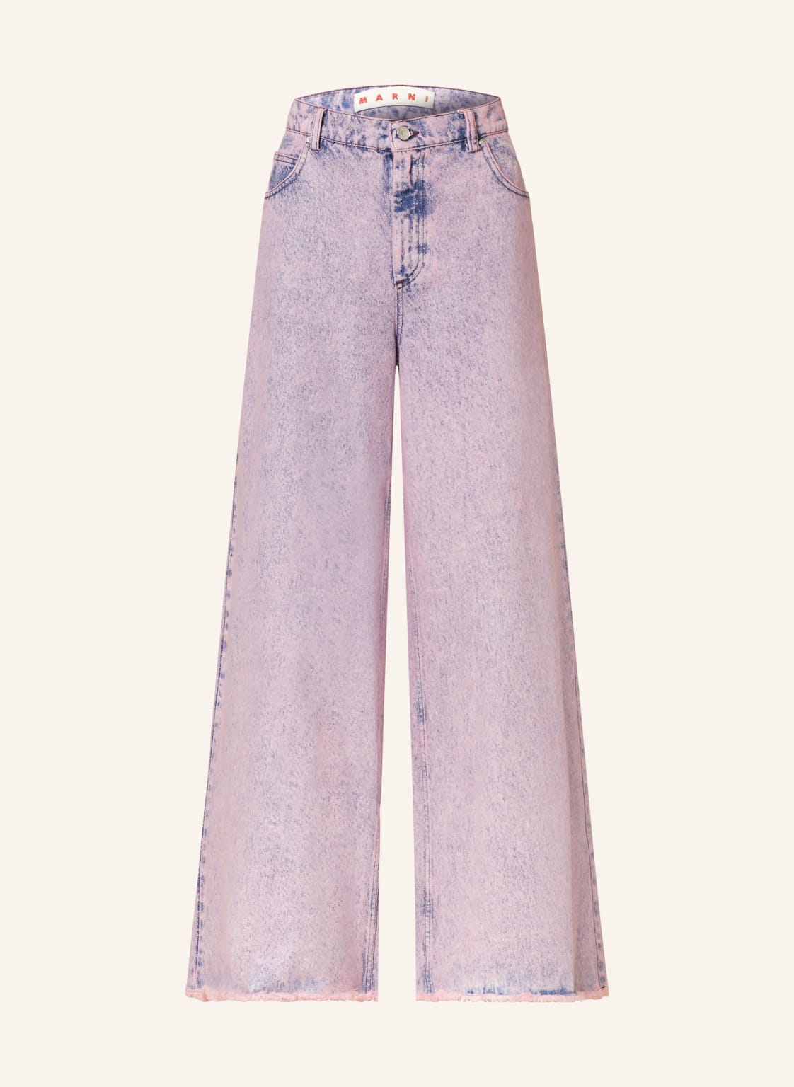 Marni Flared Jeans pink von MARNI