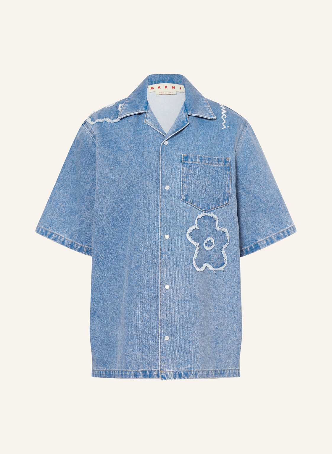 Marni Jeans-Overshirt blau von MARNI