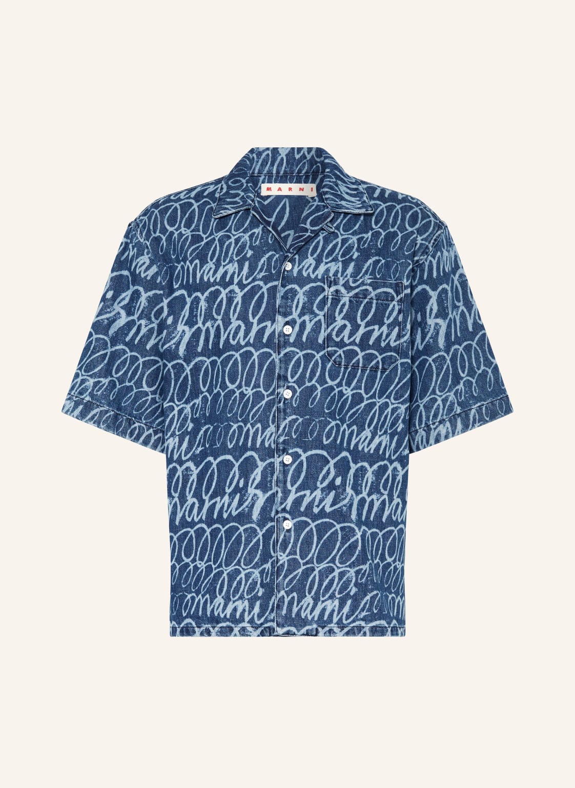 Marni Jeanshemd Comfort Fit blau Marni Jeanshemd Comfort Fit blau von MARNI