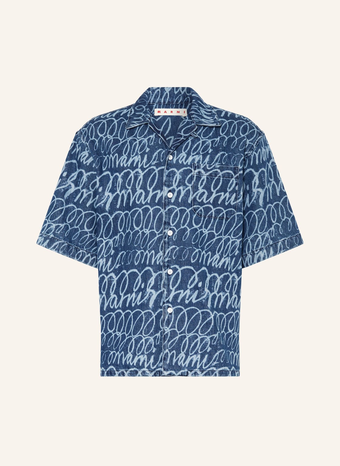 Marni Jeanshemd Comfort Fit blau von MARNI