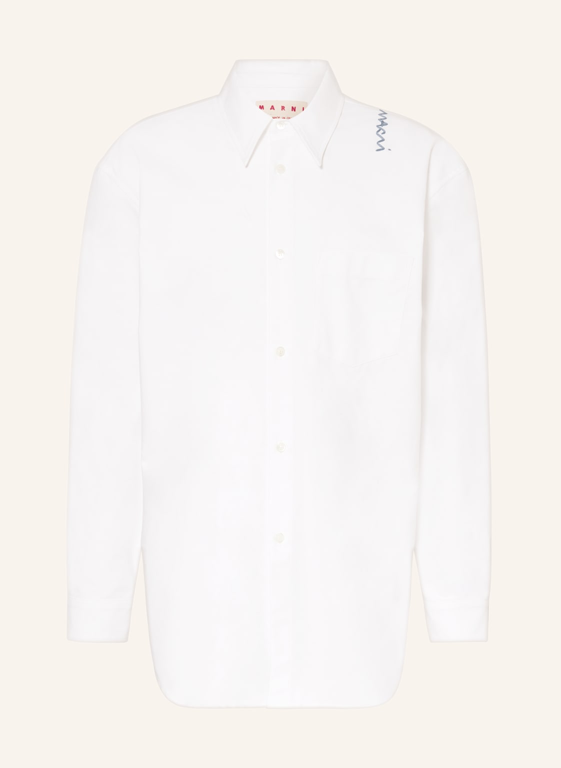 Marni Oxfordhemd Comfort Fit weiss Marni Oxfordhemd Comfort Fit weiss von MARNI