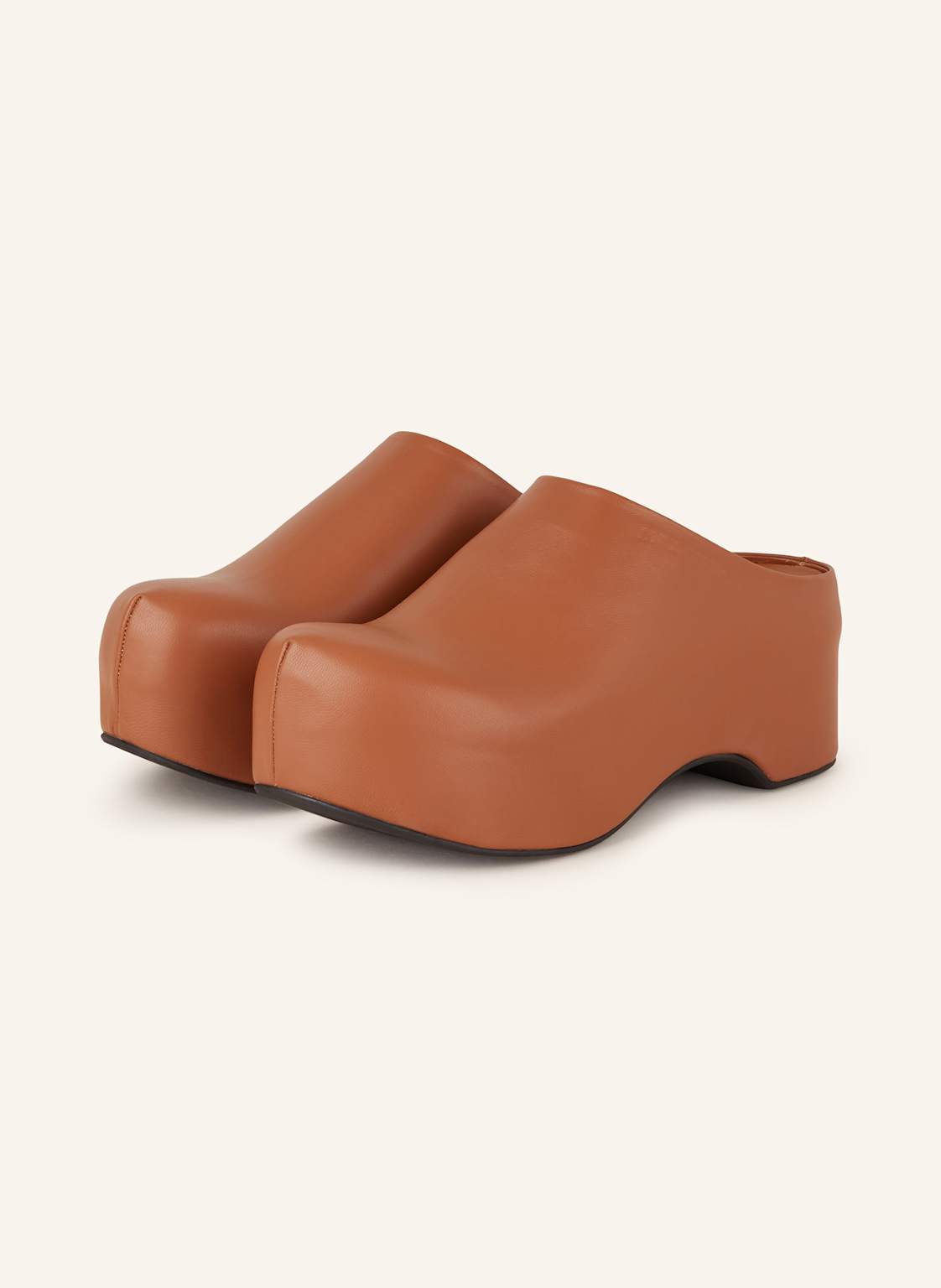 Marni Plateau-Mules braun von MARNI