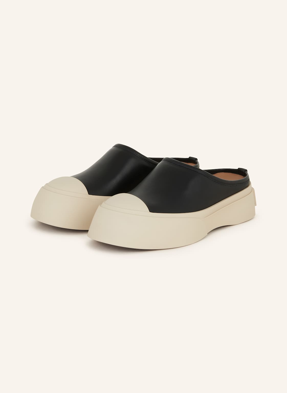 Marni Plateau-Pantoletten schwarz Marni Plateau-Pantoletten schwarz von MARNI