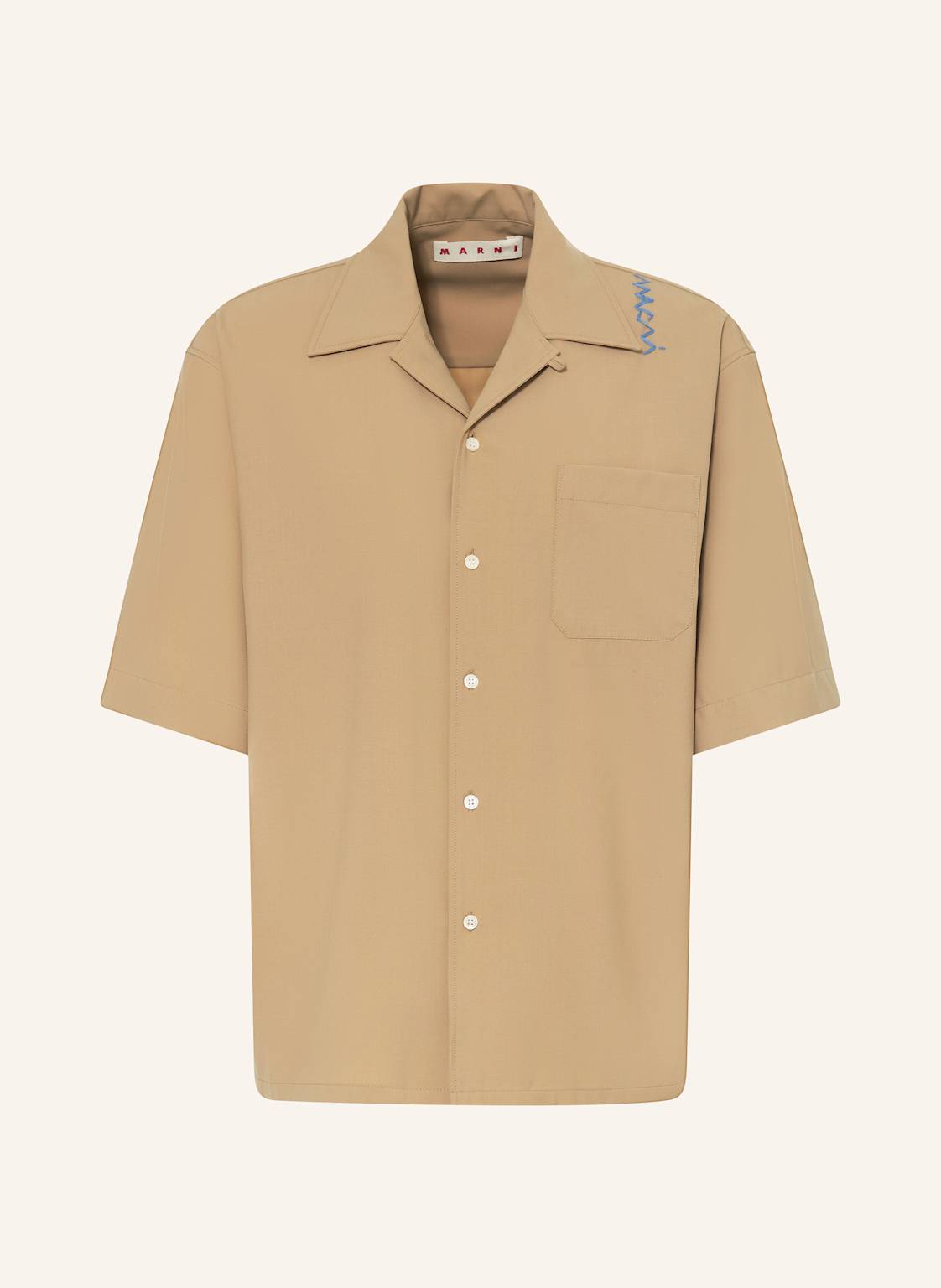 Marni Resorthemd Comfort Fit beige Marni Resorthemd Comfort Fit beige von MARNI