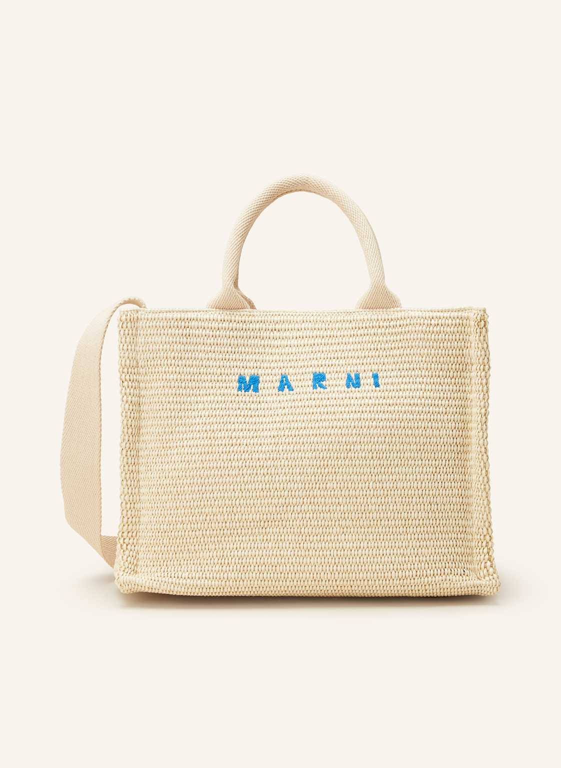 Marni Shopper Basket Small weiss von MARNI