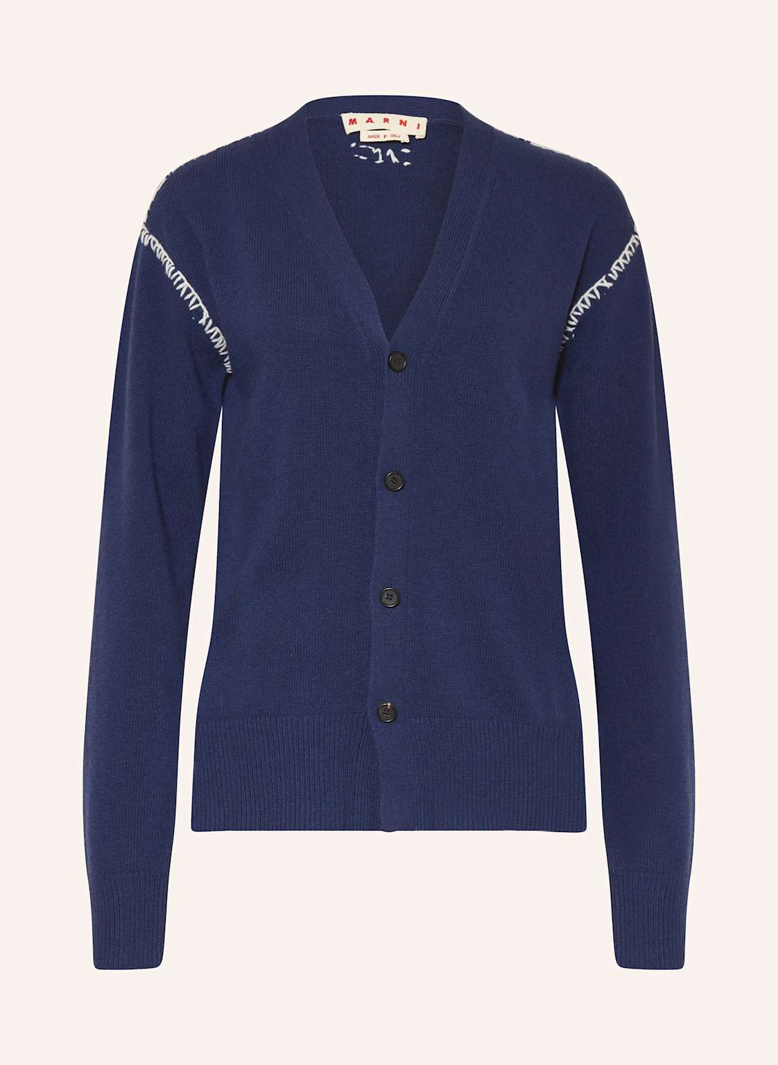 Marni Strickjacke Mit Cashmere blau von MARNI