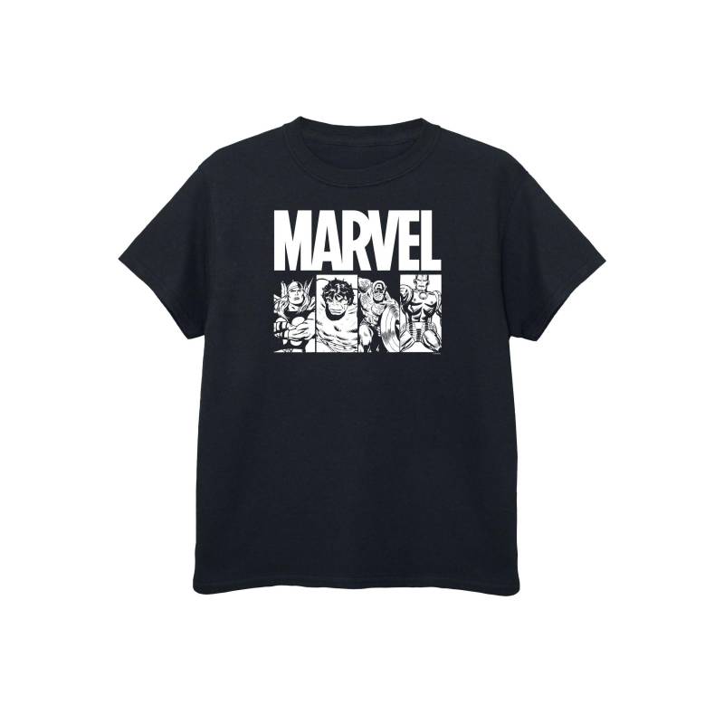 Action Tshirt Jungen Schwarz 140/146 von MARVEL