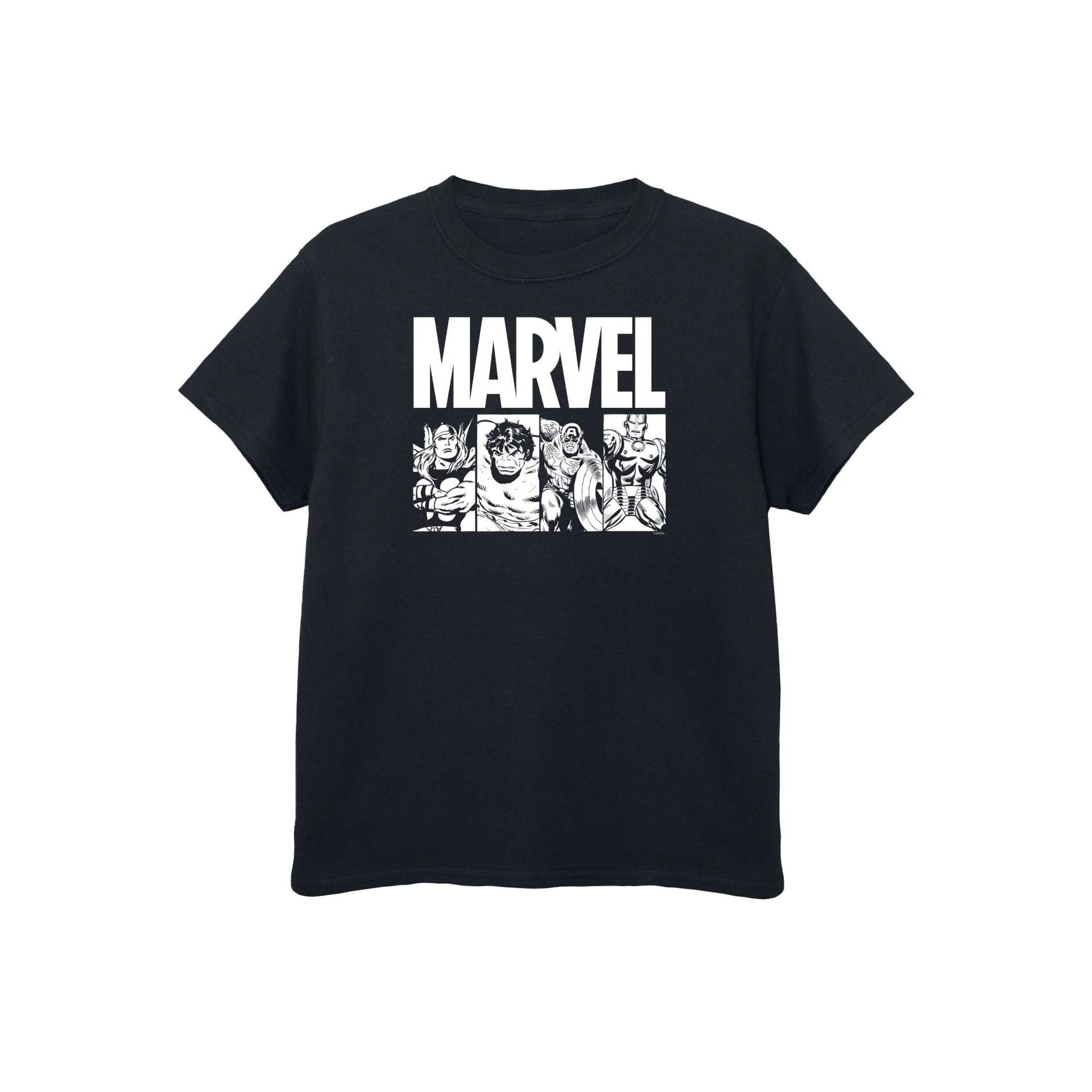 Action Tshirt Jungen Schwarz 152-158 von MARVEL