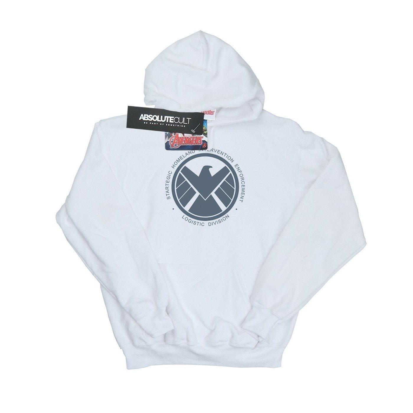 Agents Of Shield Logistics Division Kapuzenpullover Mädchen Weiss 116 von MARVEL