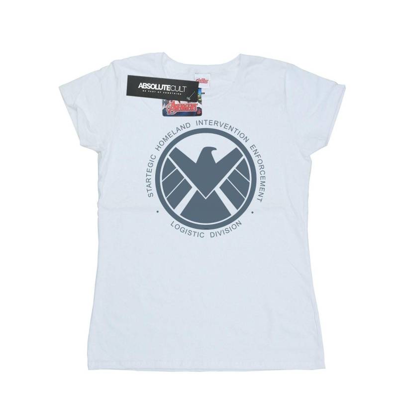 Agents Of Shield Logistics Division Tshirt Damen Weiss XXL von MARVEL