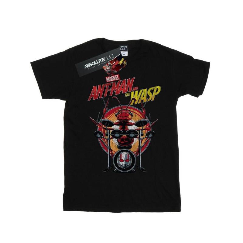 Antman And The Wasp Drummer Ant Tshirt Herren Schwarz 3XL von MARVEL