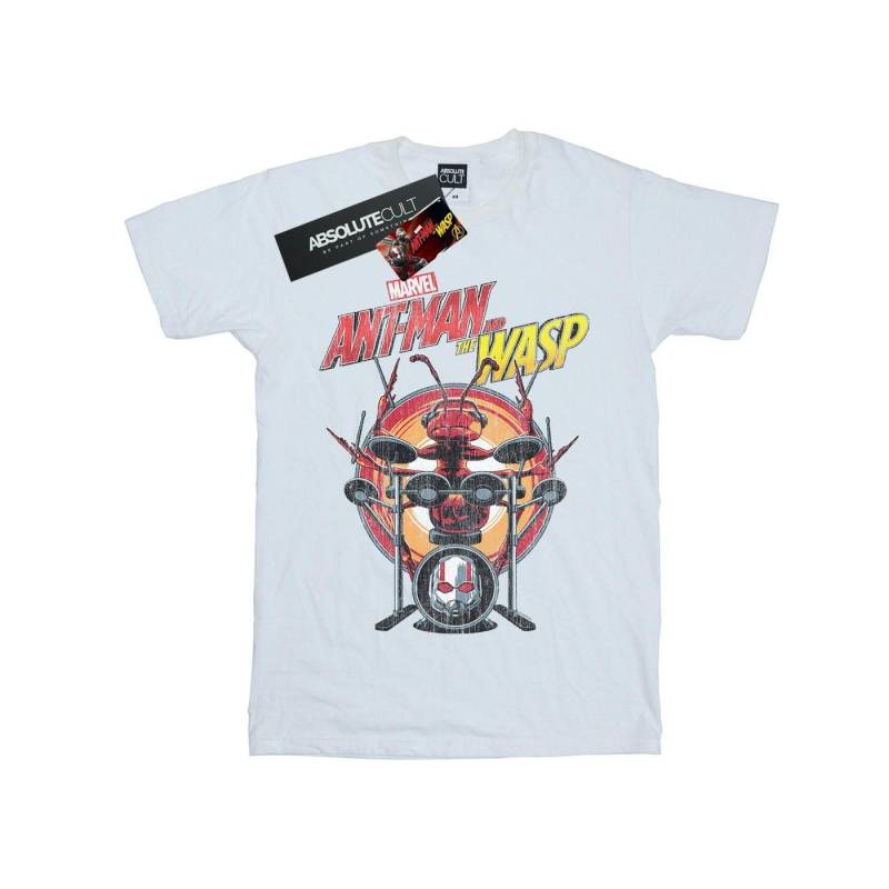 Antman And The Wasp Drummer Ant Tshirt Herren Weiss 3XL von MARVEL